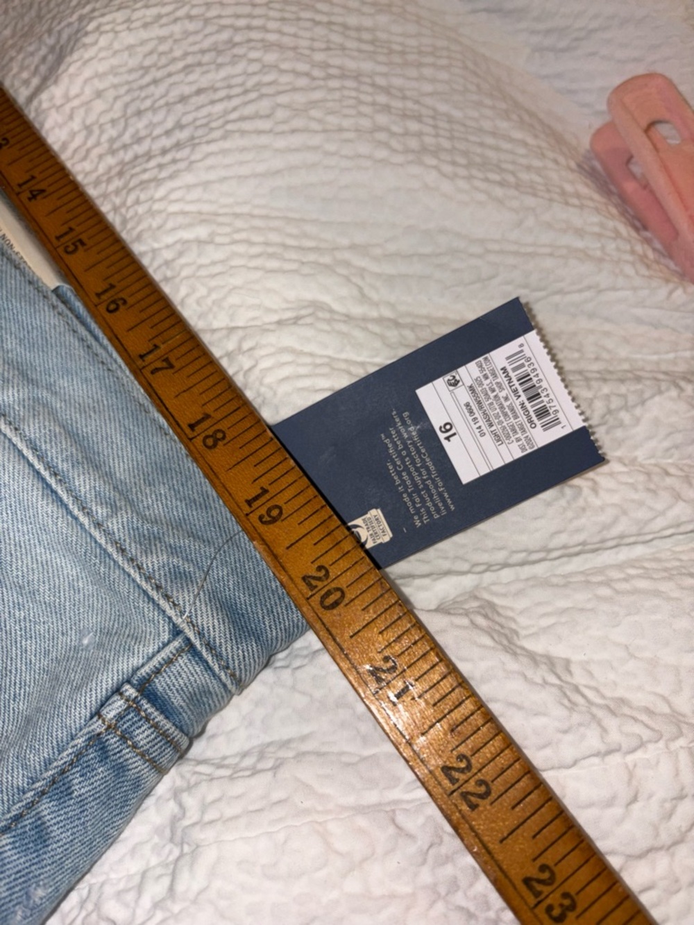 Universal Thread Light Blue Denim Jean Button Fly Shorts NWT - Picture 13 of 14